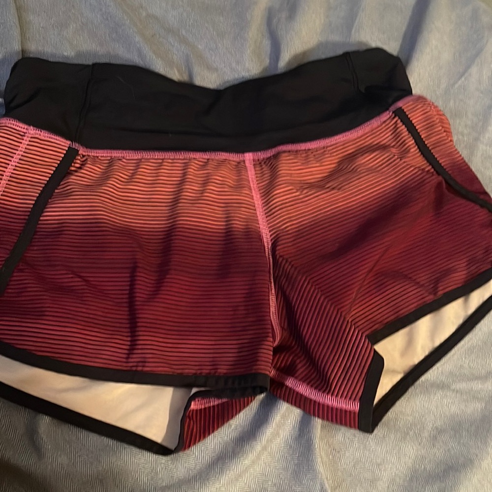 rare lululemon sunset shorts